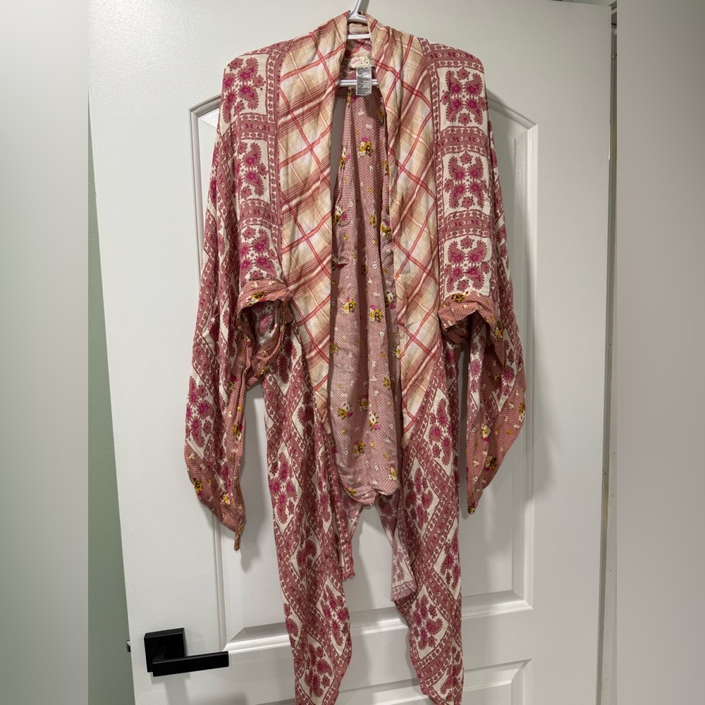 free people american pie patchwork kimono - Picture 5 of 6